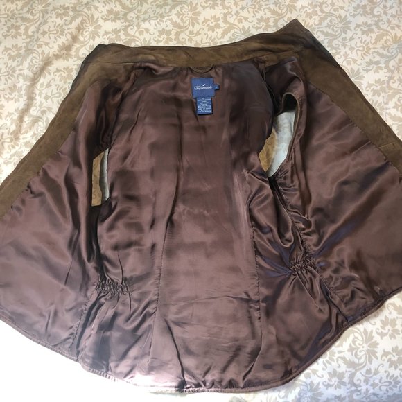 Faconnable brown goat skin vest - Picture 6 of 8